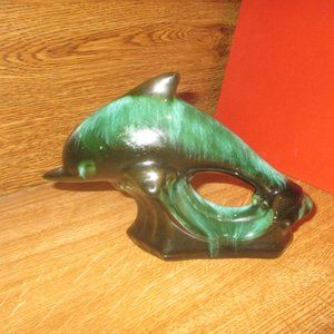 Vintage Blue Mountain Pottery 7" Dolphin